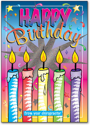 Birthday Candles Postcard