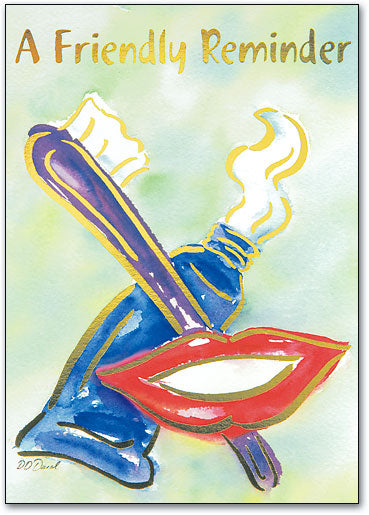 Friendly Reminder Sketch Postcard