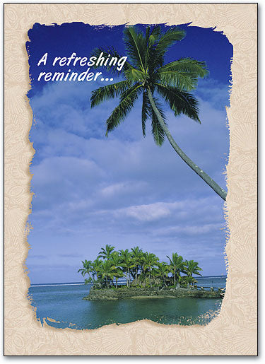 Tropical Reminder Postcard