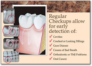 Regular Checkups Postcard