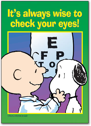 Wise To Check Your Eyes Postcard