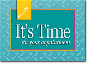 It's Time for Your Appointment Standard Postcard