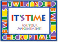 Color Block Postcard