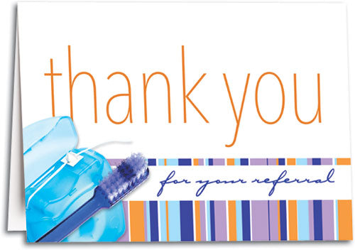Thank You - Referral Folding Card