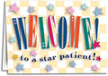 Star Patient Welcome Folding Card