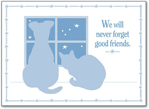 Never Forget Sympathy Folding Card