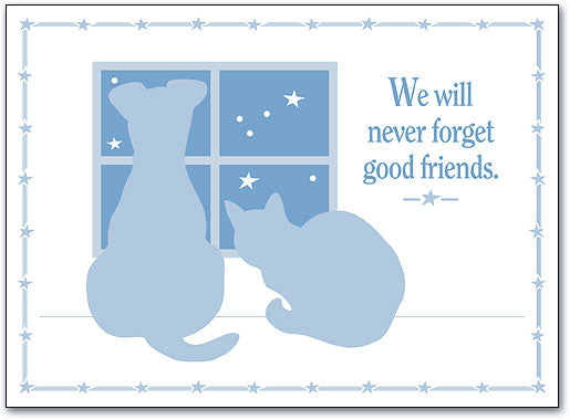 Never Forget Sympathy Folding Card