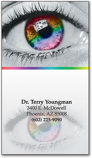 Rainbow Iris Appointment Business Card