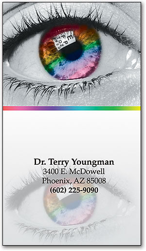 Rainbow Iris Appointment Business Card