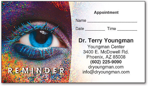 Painted Eye Appointment Business Card