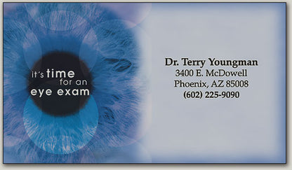 Blue Iris Appointment Business Card