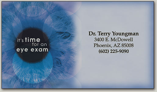 Blue Iris Appointment Business Card