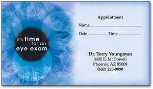 Blue Iris Appointment Business Card
