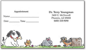 Storybook Pets Appointment Business Card
