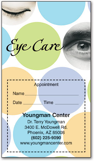 Dynamic Dots Sticker Appointment Card