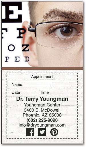 Year End Reminder Sticker Appointment Card