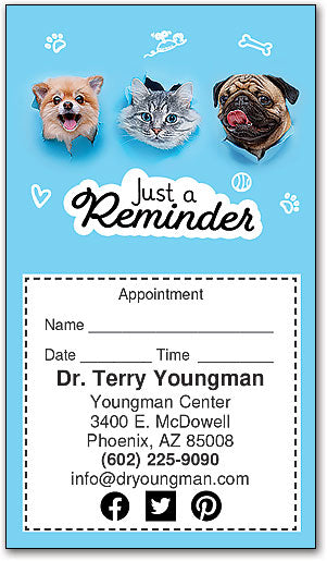 Happy Pals Sticker Appointment Card