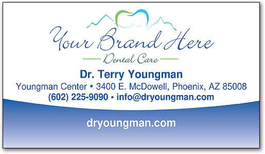 Color Swoosh Semi-Custom Business Card