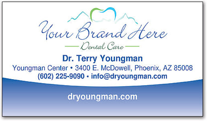 Color Swoosh Semi-Custom Business Card