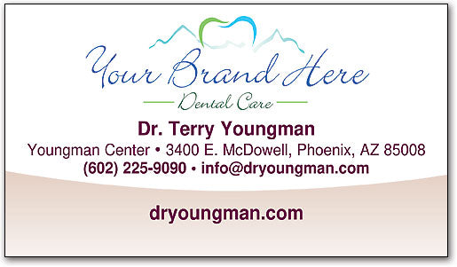 Color Swoosh Semi-Custom Business Card