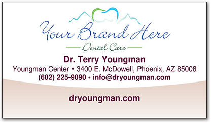 Color Swoosh Semi-Custom Business Card