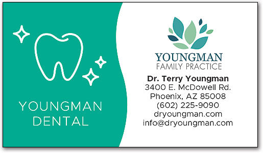 Tooth Sparkle Appointment Business Card
