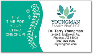 Spine Sparkle Appointment Business Card