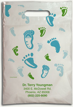 Blue & Green Feet Supply Bag