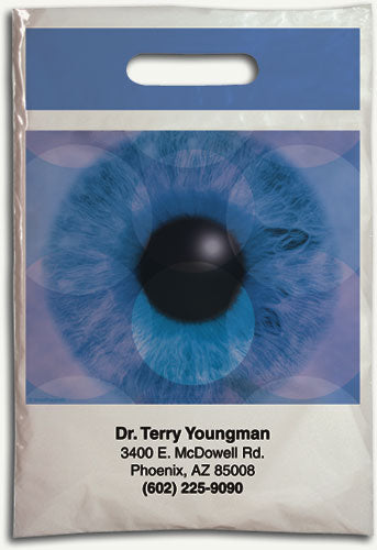 Blue Iris Plastic Supply Bag
