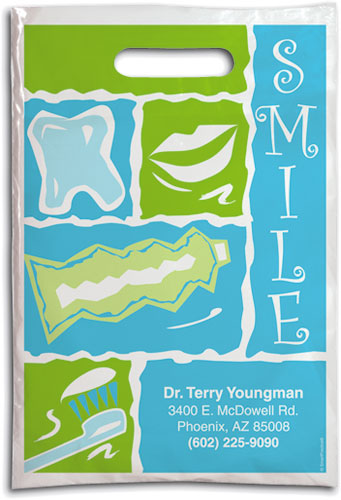 Graphic Smiles Supply Bag