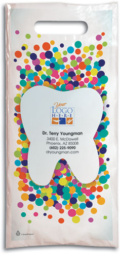 Dotty Tooth Plastic Supply Bags