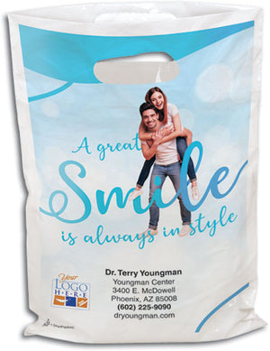 Playful Smiles Plastic Supply Bag