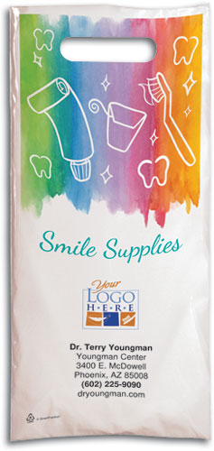 Color Wash Plastic Supply Bags