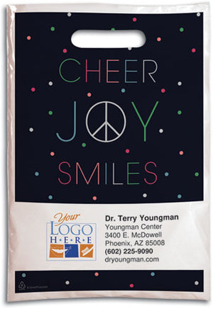 Cheerful Smiles Plastic Supply Bag