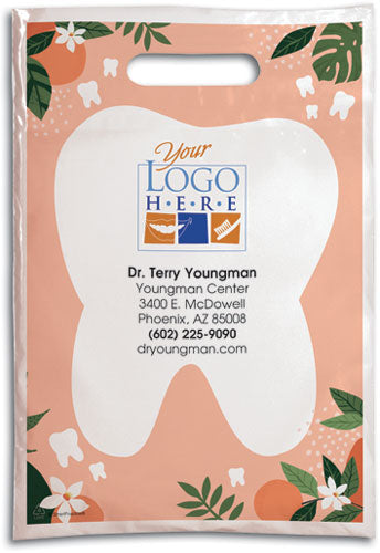 Botanical Reminder Plastic Supply Bag