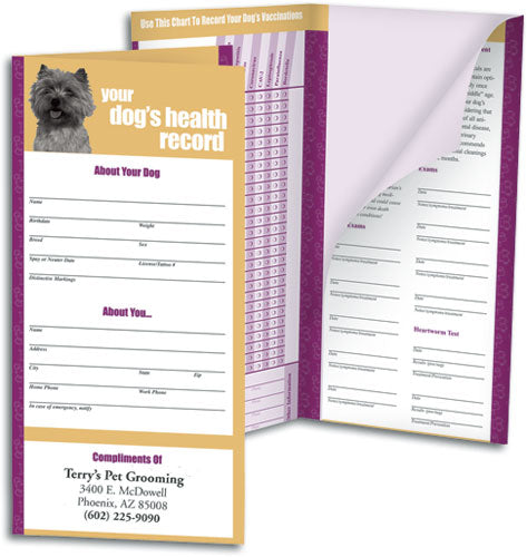 Dog Vaccination Folder