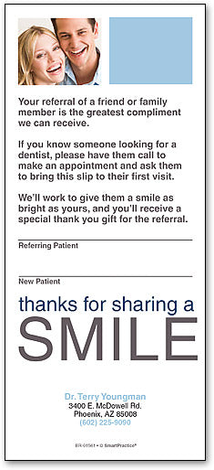 Smile Blocks Referral Slip