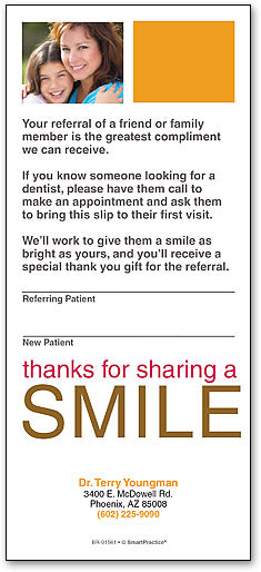 Smile Blocks Referral Slip