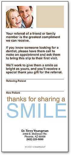 Smile Blocks Referral Slip