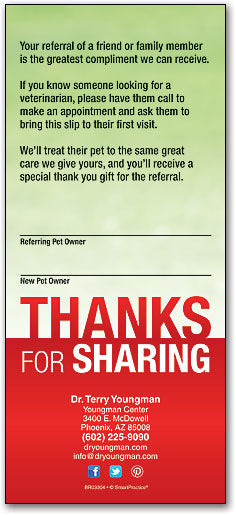 Big Smiles Referral Referral Slip