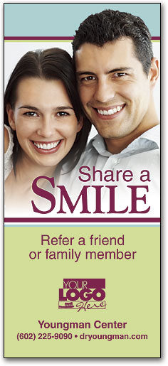 Grinning Couple Referral Slip
