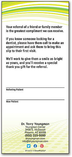 Curvy Dots Referral Slip