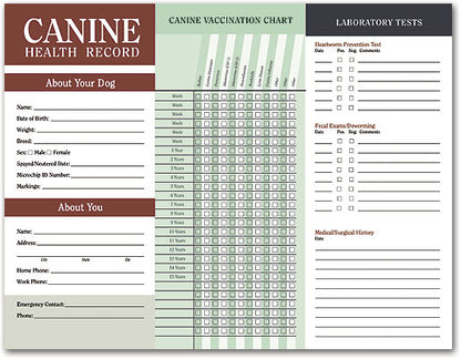 Canine Health Records