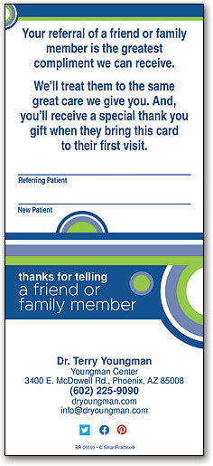Smile Selfie Customisable Referral Slip