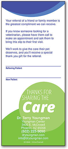 Tender Moments Customisable Referral Slip