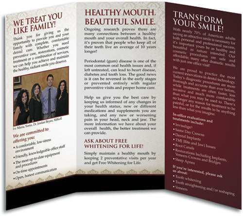 Custom Tri-fold Brochure