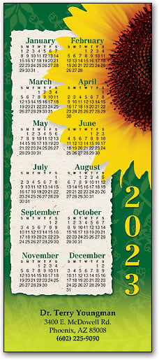 Sunflower Paper Promotional Calendar