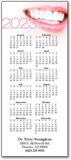 Simple Smile Promotional Calendar