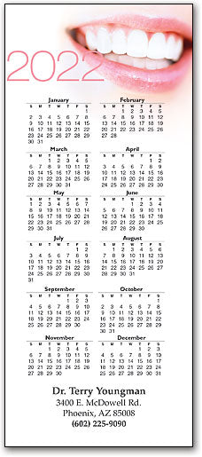 Simple Smile Promotional Calendar