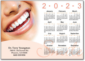 Just Smile Calendar Magnet